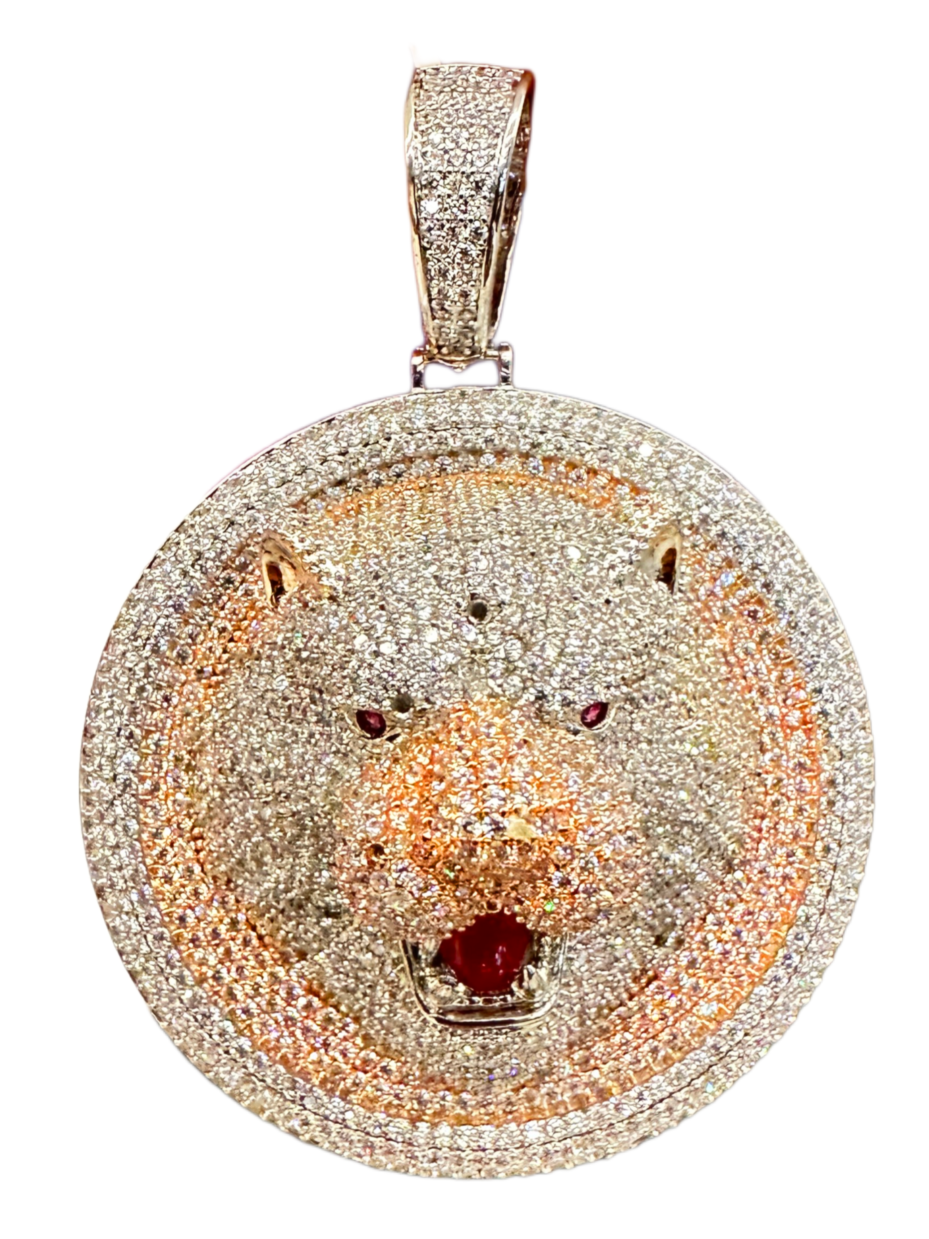 Big Circle Lion Pendant