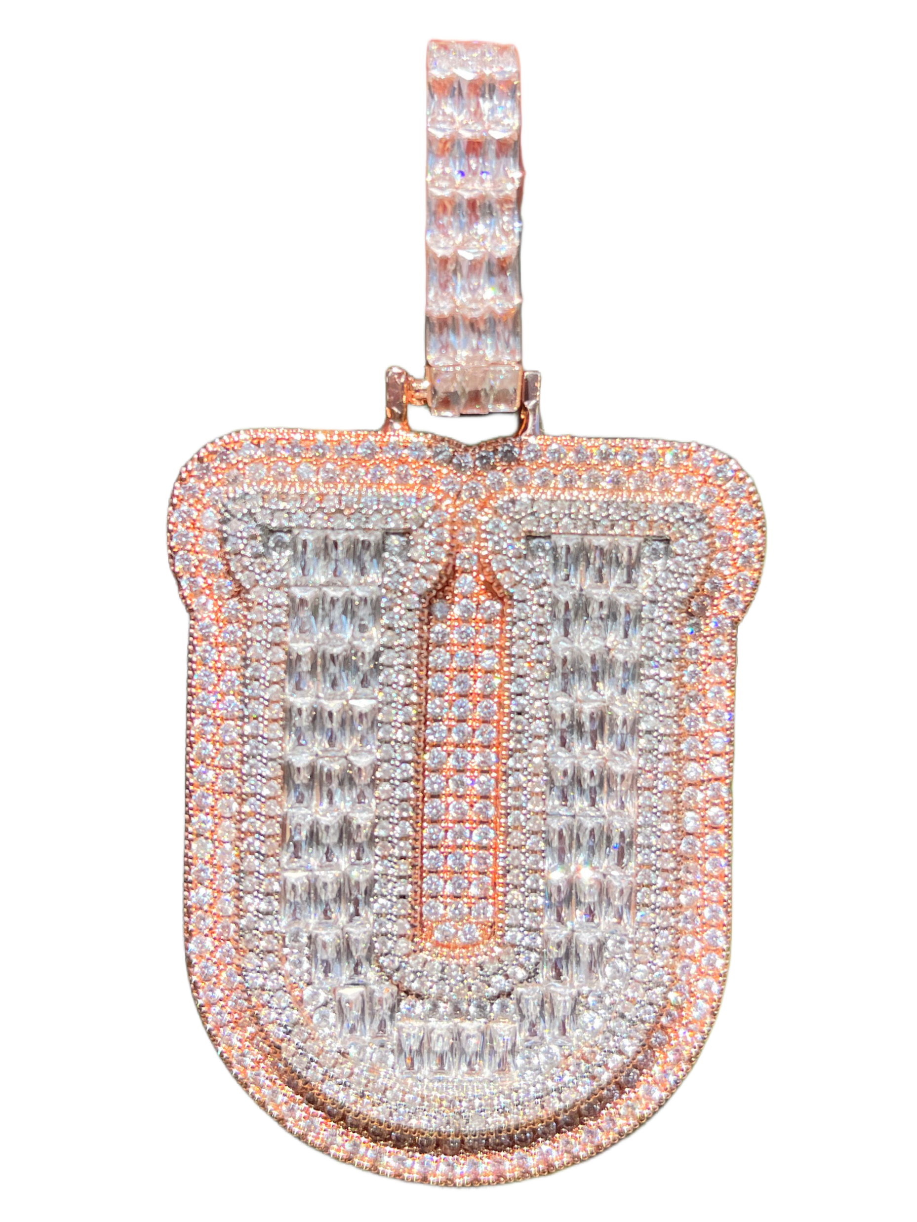 XL Baguette Letter Pendant (A-Z)